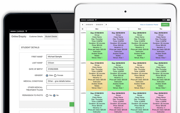 tablet, desktop, smartphone